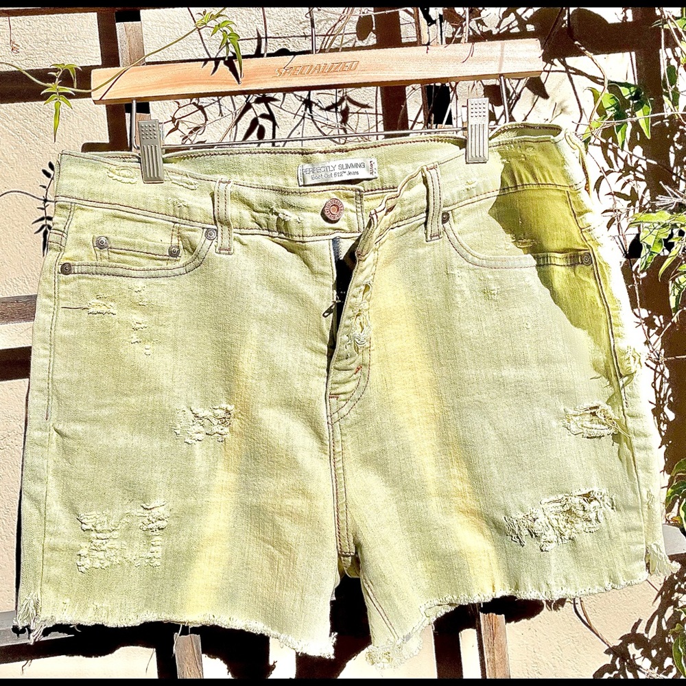 Levi’s 512 Cut-Offs, SZ. 14, High Rise, XTRA faded/distressed!